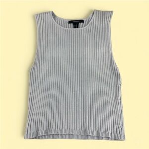 Forever 21 Blue Sleeveless Top